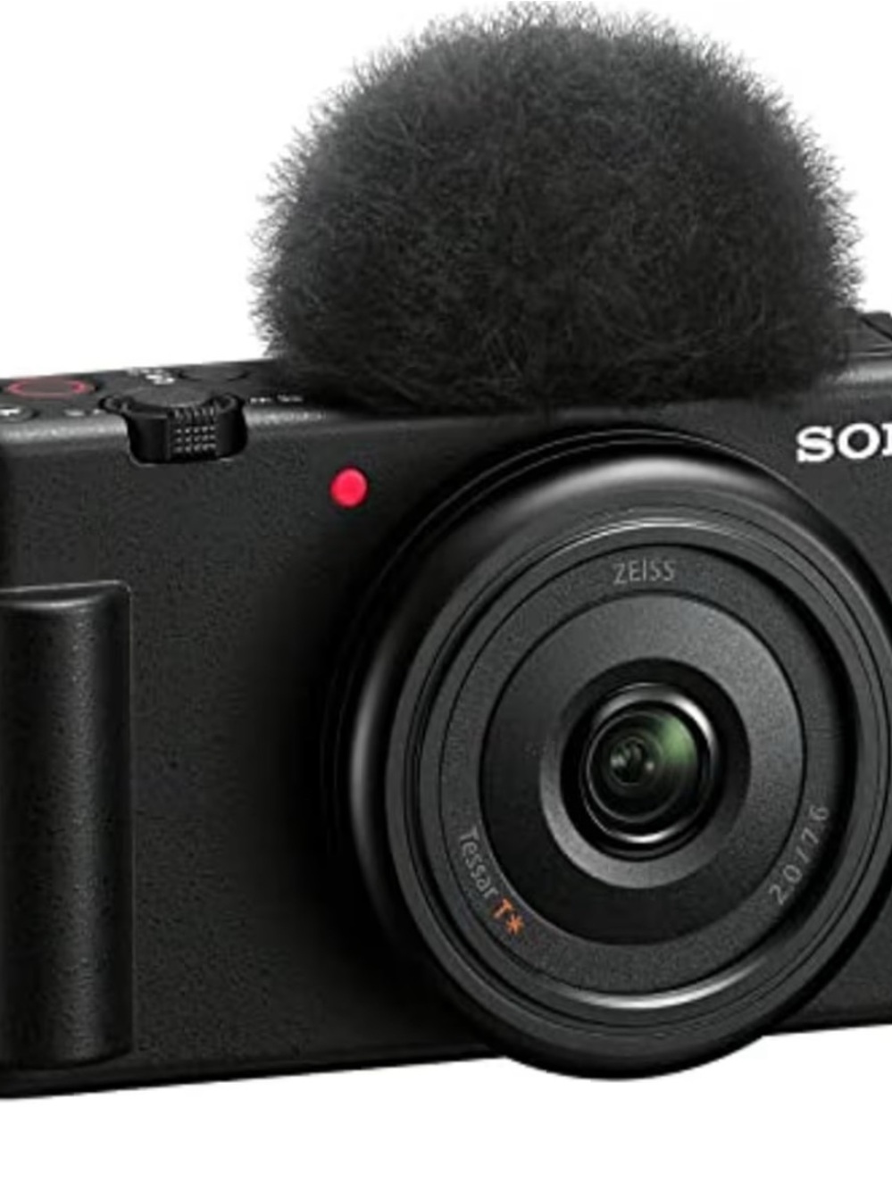 Sony - ZV-1F Vlog Camera for Content Creators and Vloggers - Black